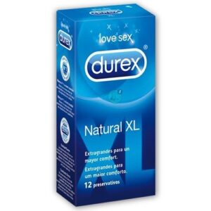 Durex natural xl 12 uds