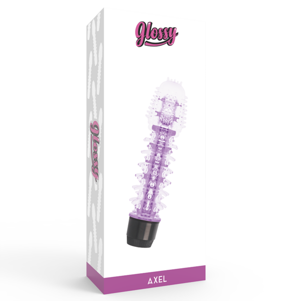 Glossy axel vibrador lila