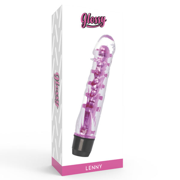 Glossy lenny vibrador rosa