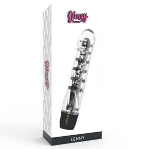 Glossy lenny vibrador negro