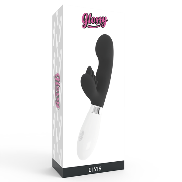 Glossy elvis rabbit negro
