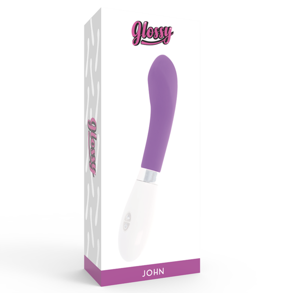 Glossy john vibrador lila