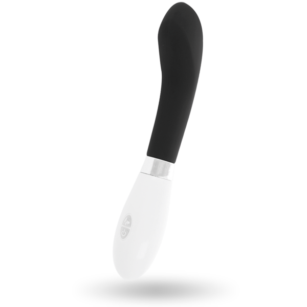 Glossy john vibrador negro