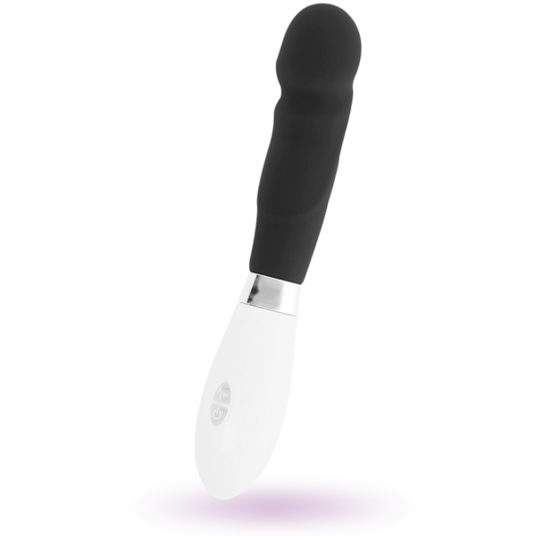 Glossy paul vibrador negro