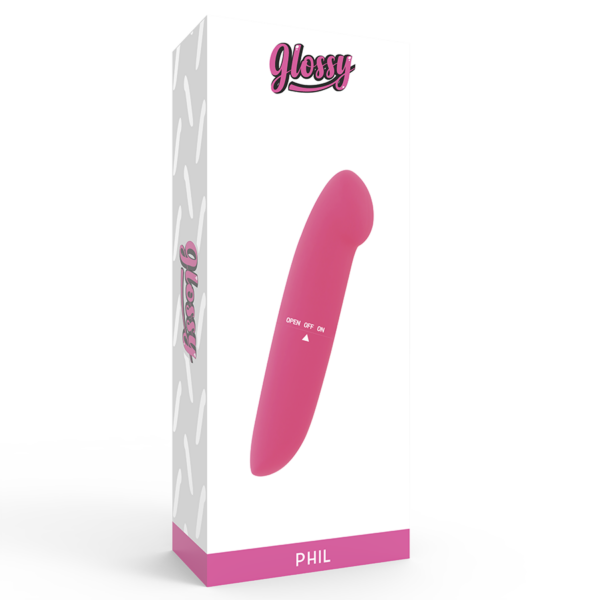 Glossy phil vibrador rosa