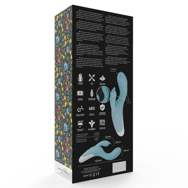 Mia dresde vibrador azul turquesa