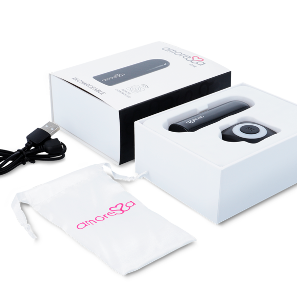 Amoressa nix vibrador control remoto negro