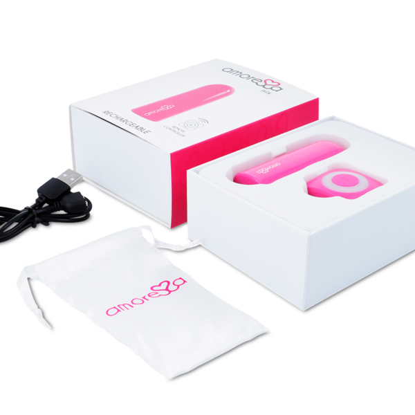 Amoressa nix vibrador control remoto rosa