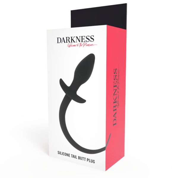Darkness plug anal 28cm silicona negro
