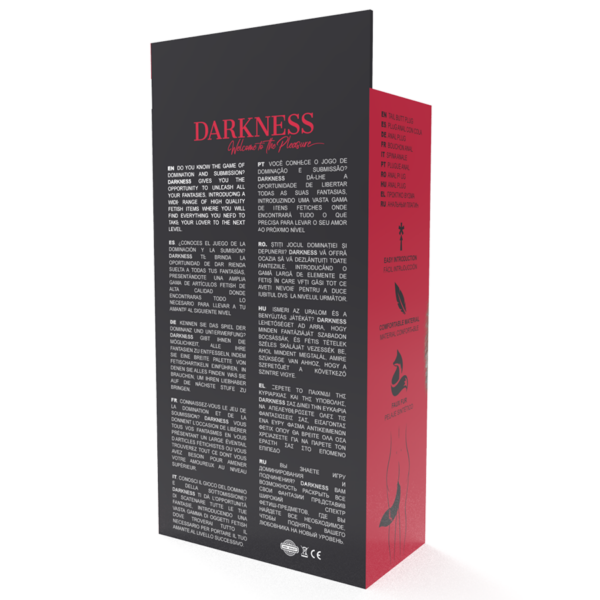 Darkness plug anal plata  con cola