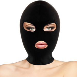 Darkness bdsm m?scara sumisi?n boca y ojos negro