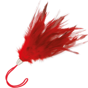 Darkness pluma estimuladora rojo 17cm