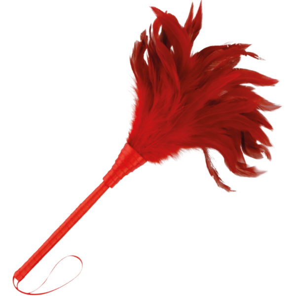 Darkness pluma estimuladora rojo 24cm