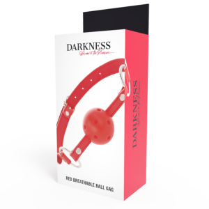 Darkness mordaza transpirable rojo