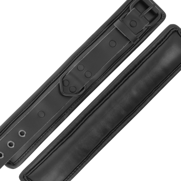 Darkness esposas ajustables tobillos leather negro