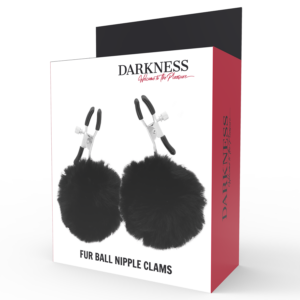 Darkness pinzas para pezones con pompones