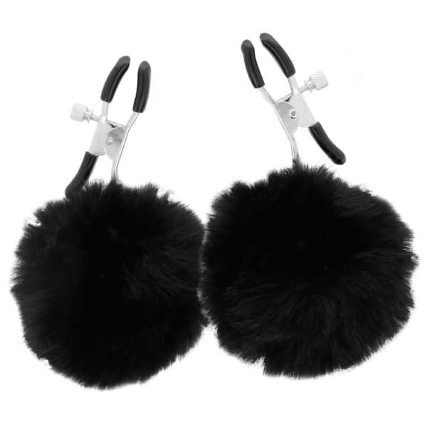 Darkness pinzas para pezones con pompones