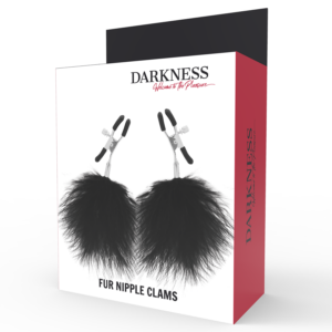 Darkness pinzas para pezones con pompones