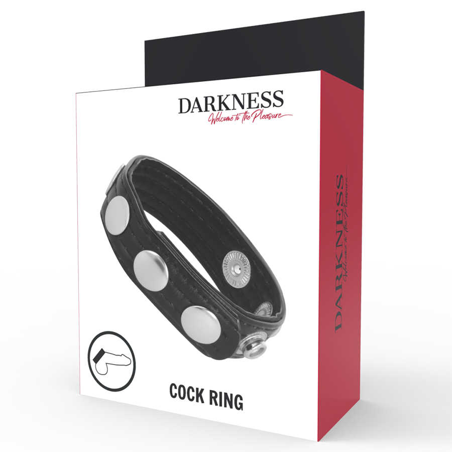 Darkness leather anillo erecci?n