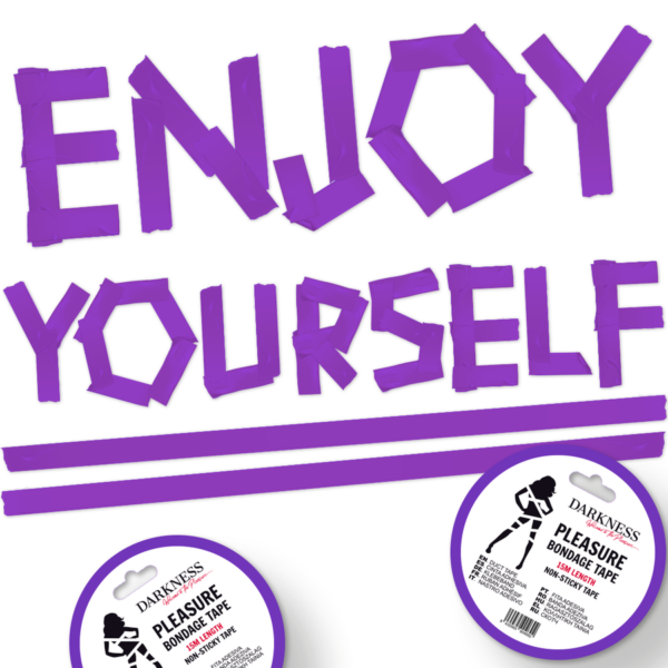 Darkness cinta para bondage lila no pegajosa 15m