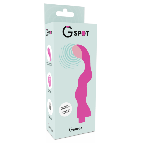 G-spot george vibrador punto g rosa chicle