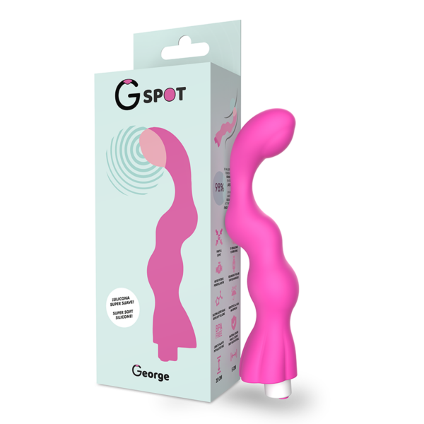 G-spot george vibrador punto g rosa chicle