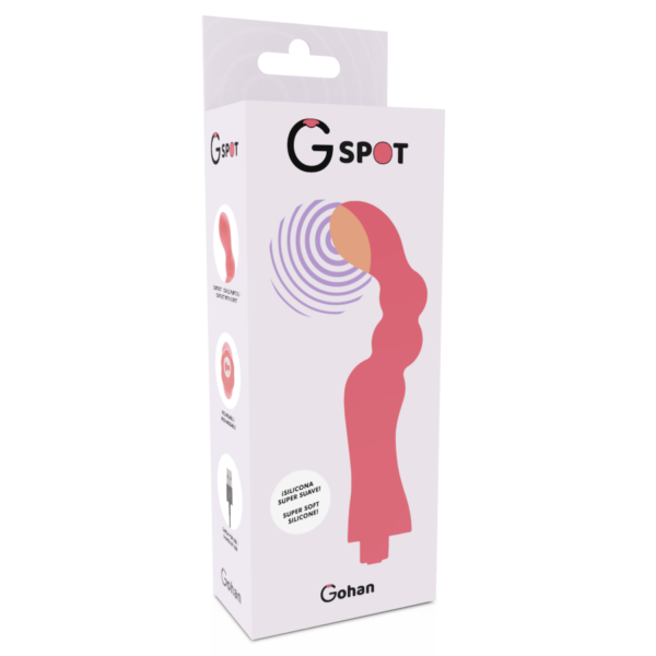 G-spot gohan vibrador punto g light red