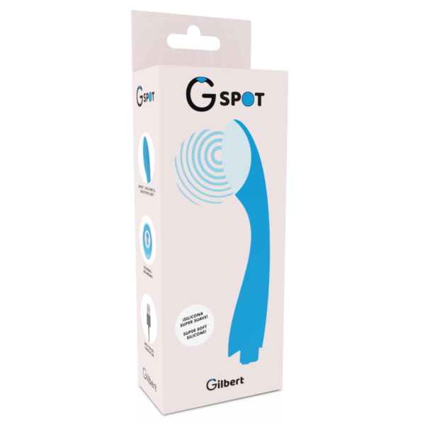 G-spot gylbert vibrador punto g azul turquesa
