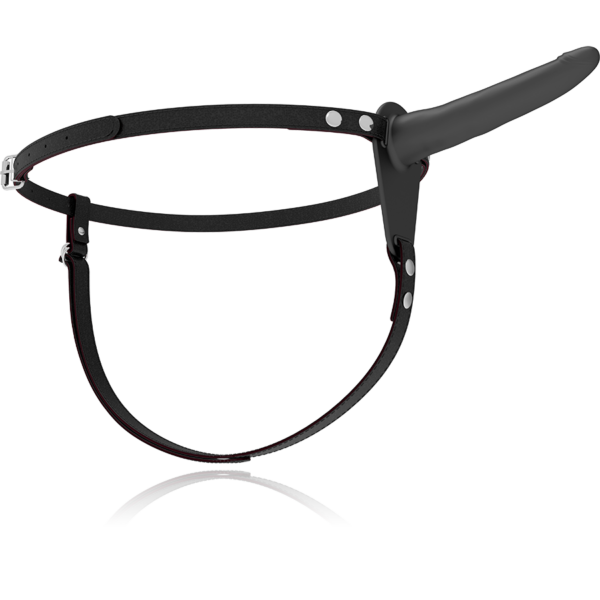 Fetish submissive arn?s silicona negro 15cm