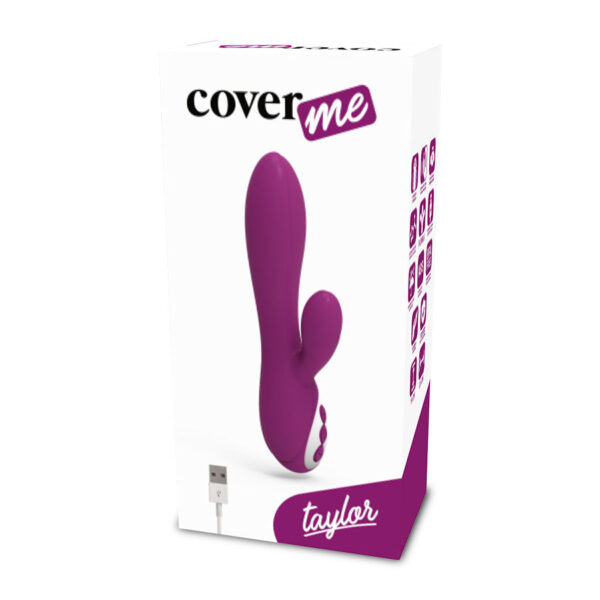 Coverme taylor vibrador recargable 10 velocidades flexible y sumergible