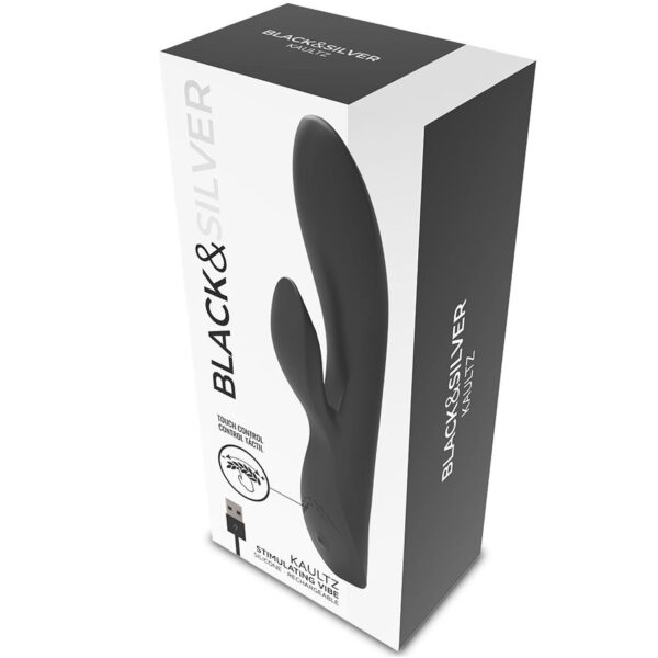 Black & silver kaultz vibrador control touch