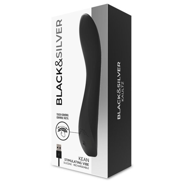 Black & silver kean vibrador touch control