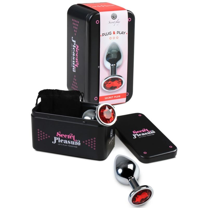 Secretplay anal plug rojo s