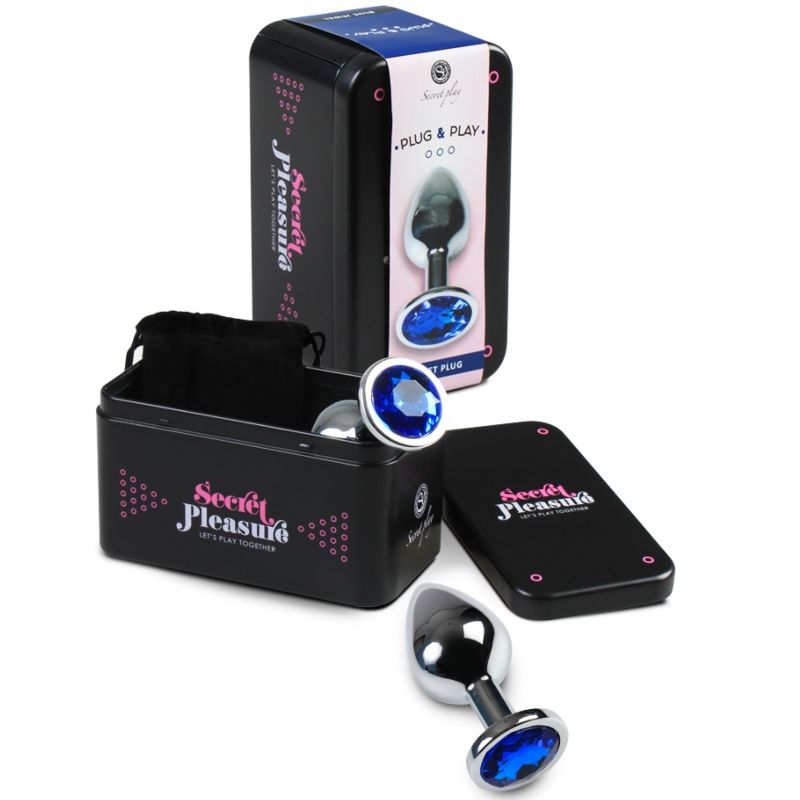 Secretplay anal plug azul m