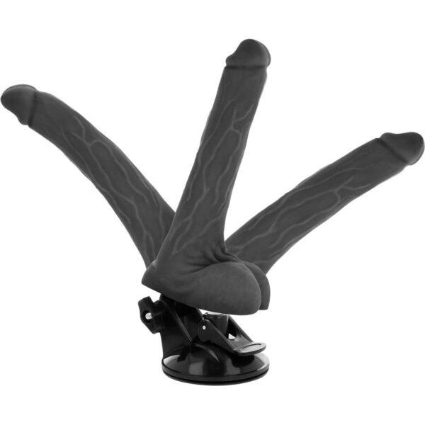 Basecock vibrador articulable control remoto negro18.5cm