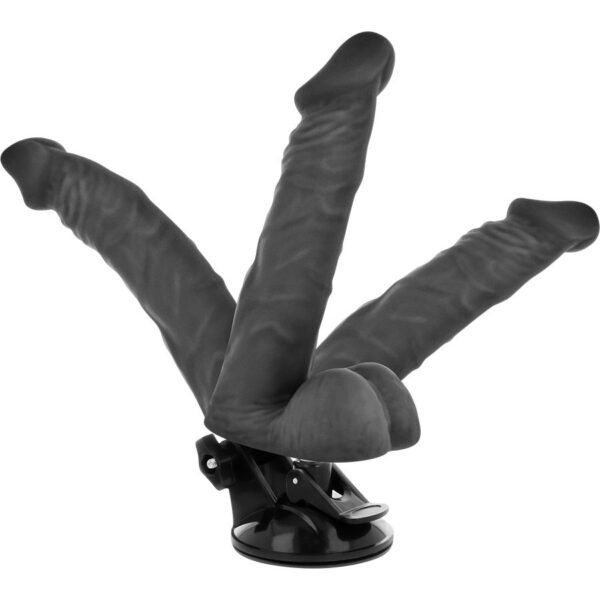 Basecock vibrador articulable control remoto negro 20cm