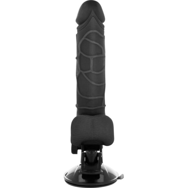 Basecock realistic vibrador control remoto negro 18.5cm