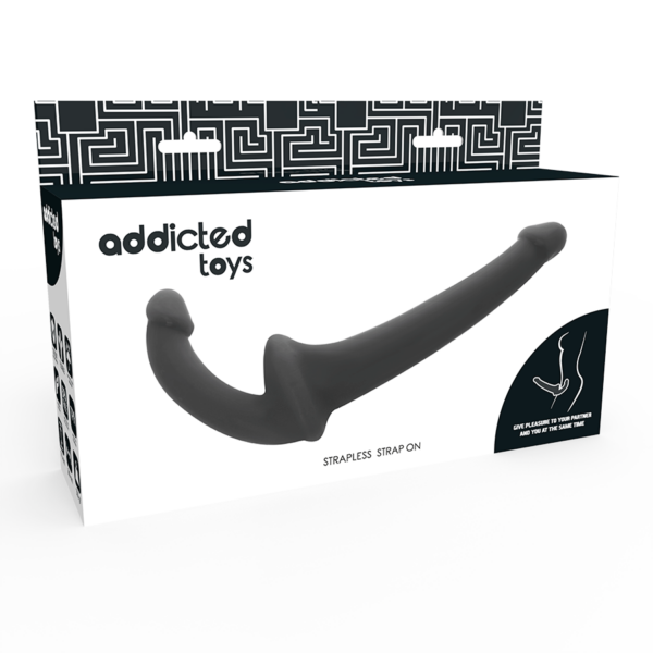 Addicted toys dildo con arn?s sin sujecci?n negro