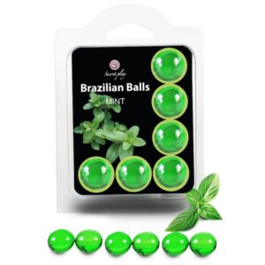 Secretplay set 6 brazilians balls menta