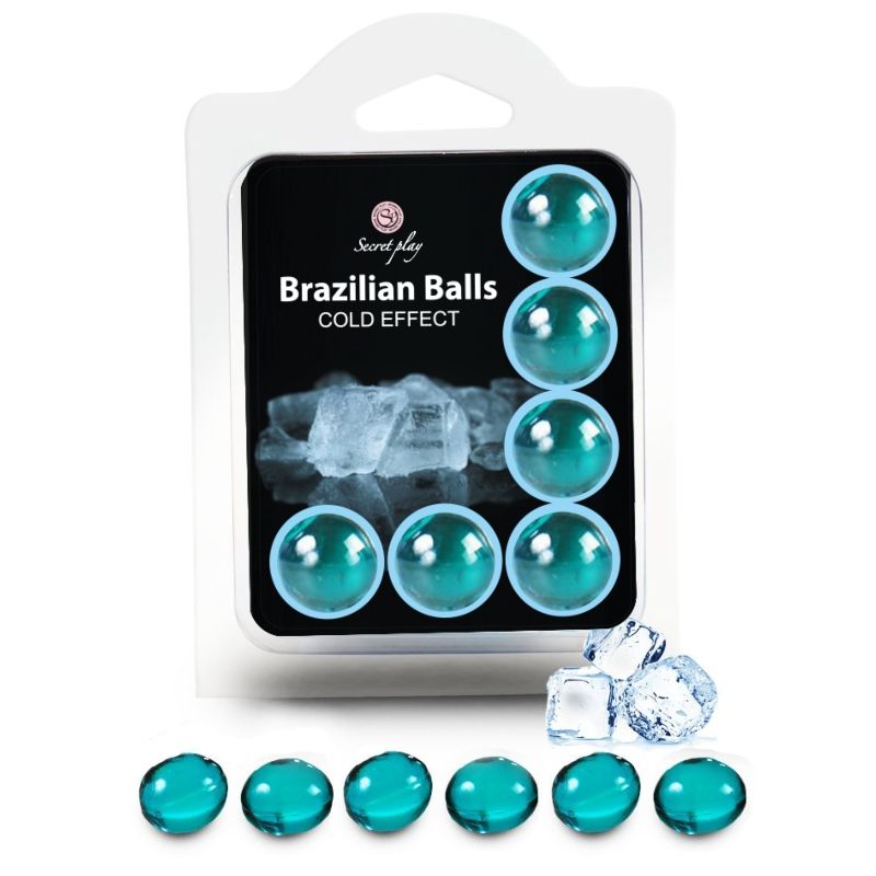 Secretplay set 6 brazilian balls efecto frio
