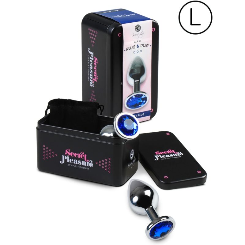 Secret play plug anal azul l