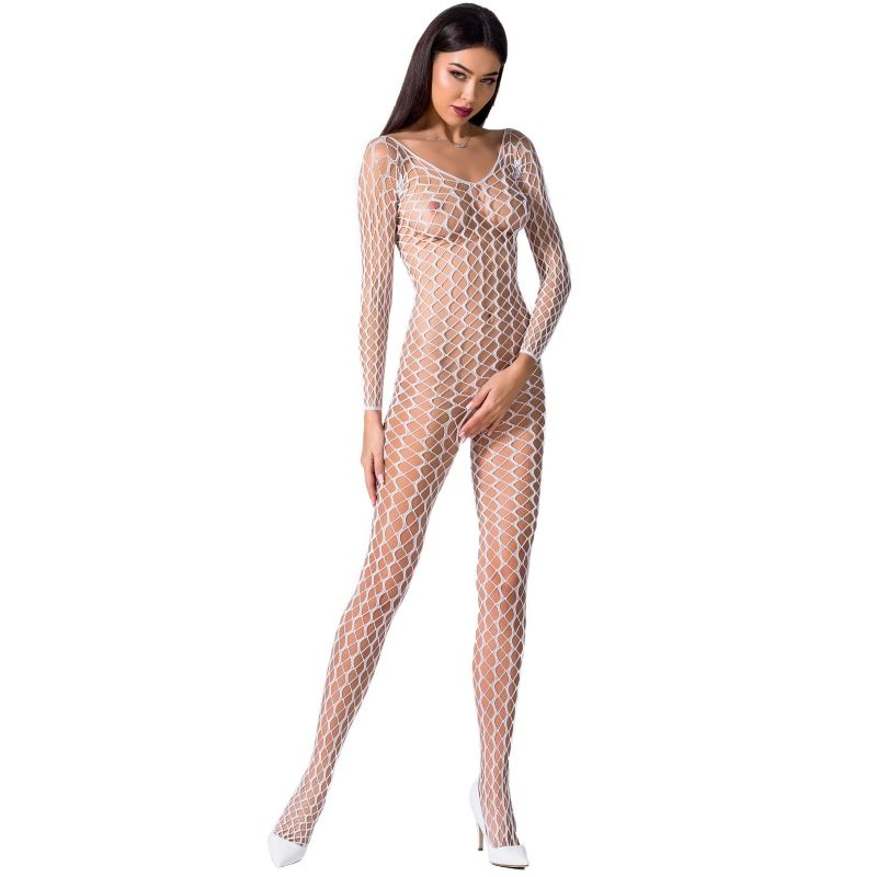Passion woman bs068 bodystocking blanco talla unica