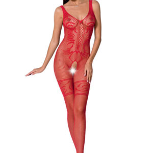 Passion woman bs069 bodystocking rojo talla unica
