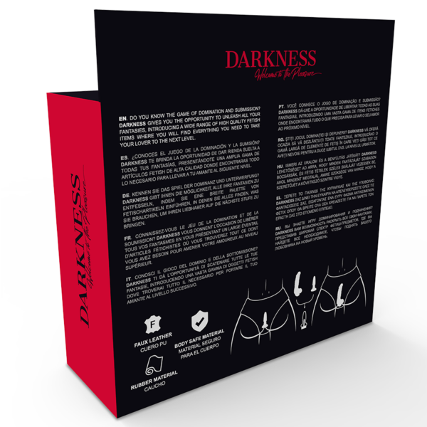 Darkness panties con plug y dildo intercambiable