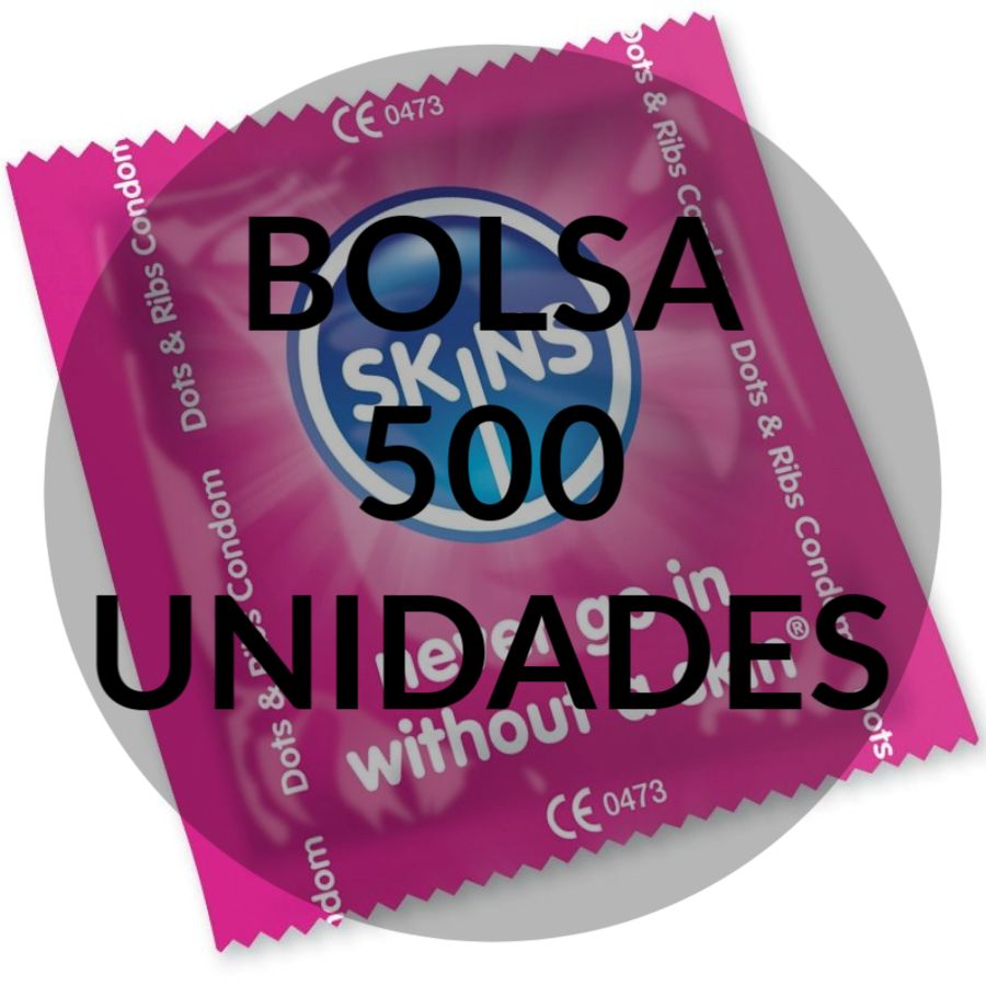 Skins preservativos puntos & estr?as bolsa 500 uds