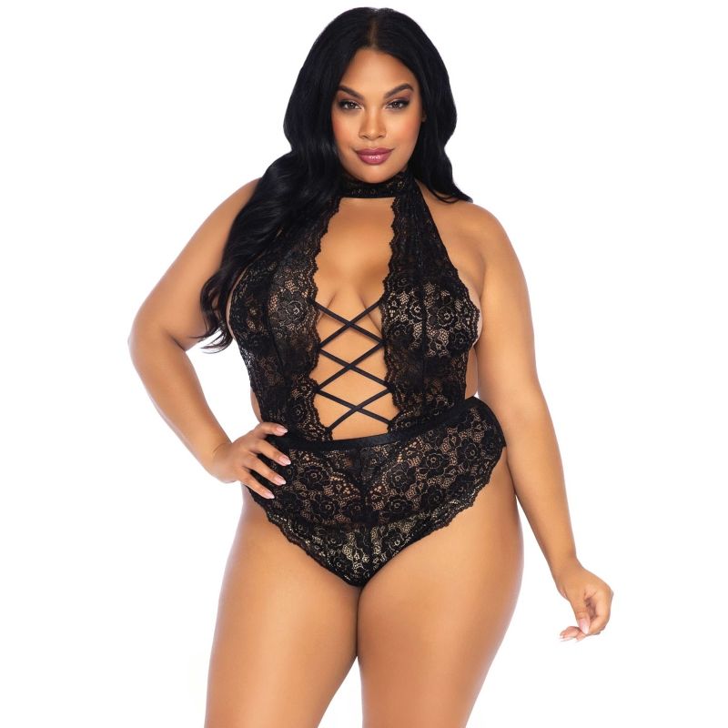 Leg avenue teddy abertura frontal talla grande