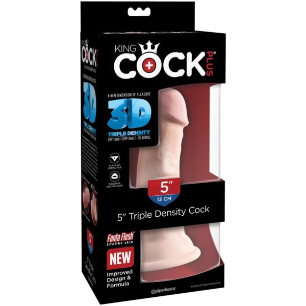 Kingcock dildo triple densidad 13 cm
