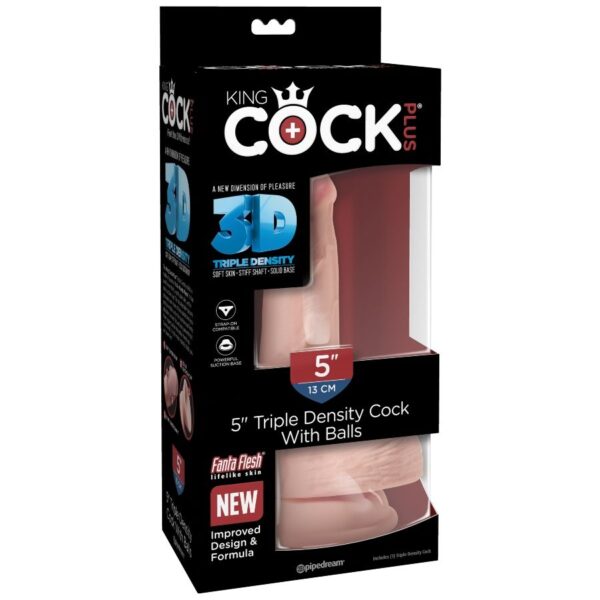 Kingcock dildo triple densidad 13 cm