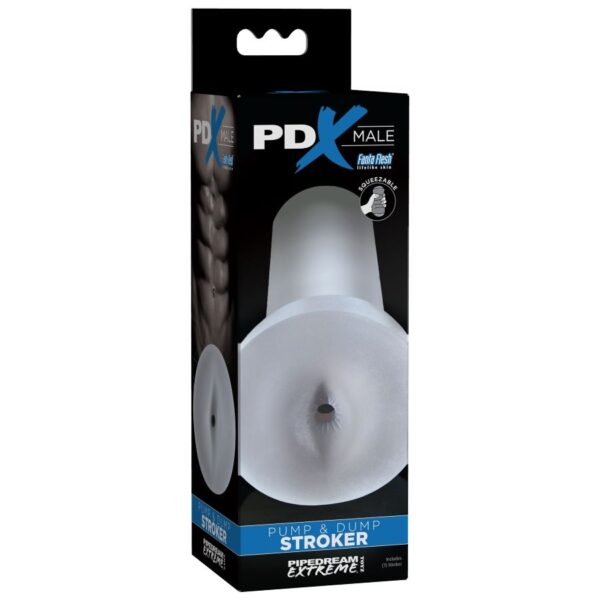 Pdx male pump and dump stroker masturbador - transparente