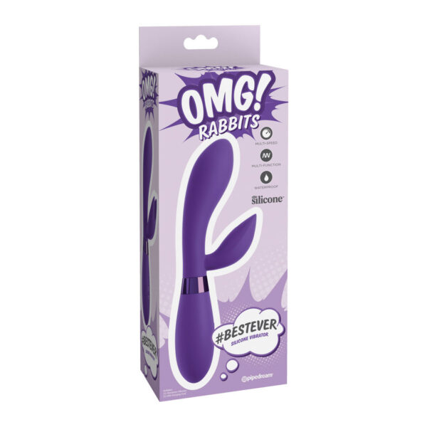 Omg bestever silicone vibrator lila